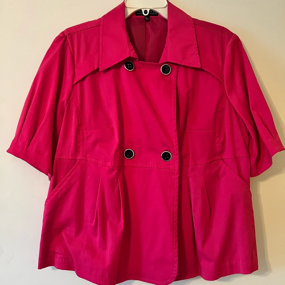 Never Worn Hot Pink Jacket - Size L